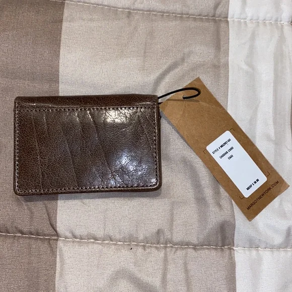 🤎NWT Margot New York Small Wallet/Card Case w/Zippered Coin Pocket - Picture 2 of 9
